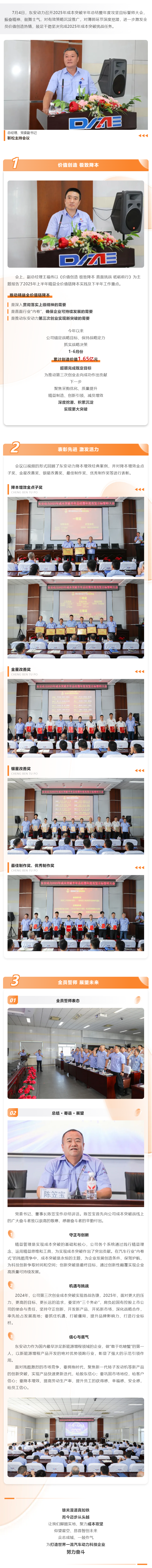 加壓奮進(jìn)，加碼發(fā)力！東安動力成本突破全年挑戰(zhàn)4個億！