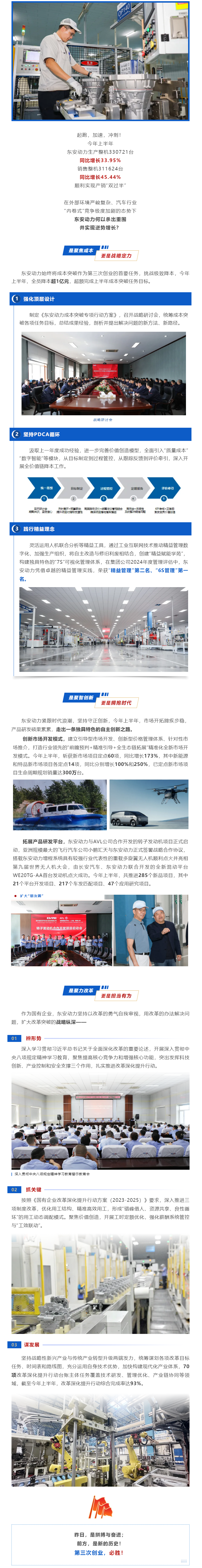 增長45.44%！東安動力全面實現產銷“雙過半”